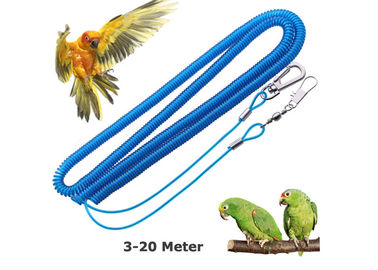 Aufgerollter Papageien-sicheres Seil verhindern das Vogel-versehentliche Fliegen, das 20 Meter erweitert