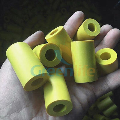Gelbe ISO Plastik-PU Lanyard Tubular Foam For Jet Ski Killcords